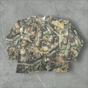 Vintage Commander Shirt Mens XL Brown Real Tree‎ Camouflage Long Sleeve Hunting